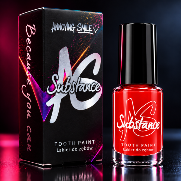 SCARLET – Czerwony lakier do zębów 5 ml