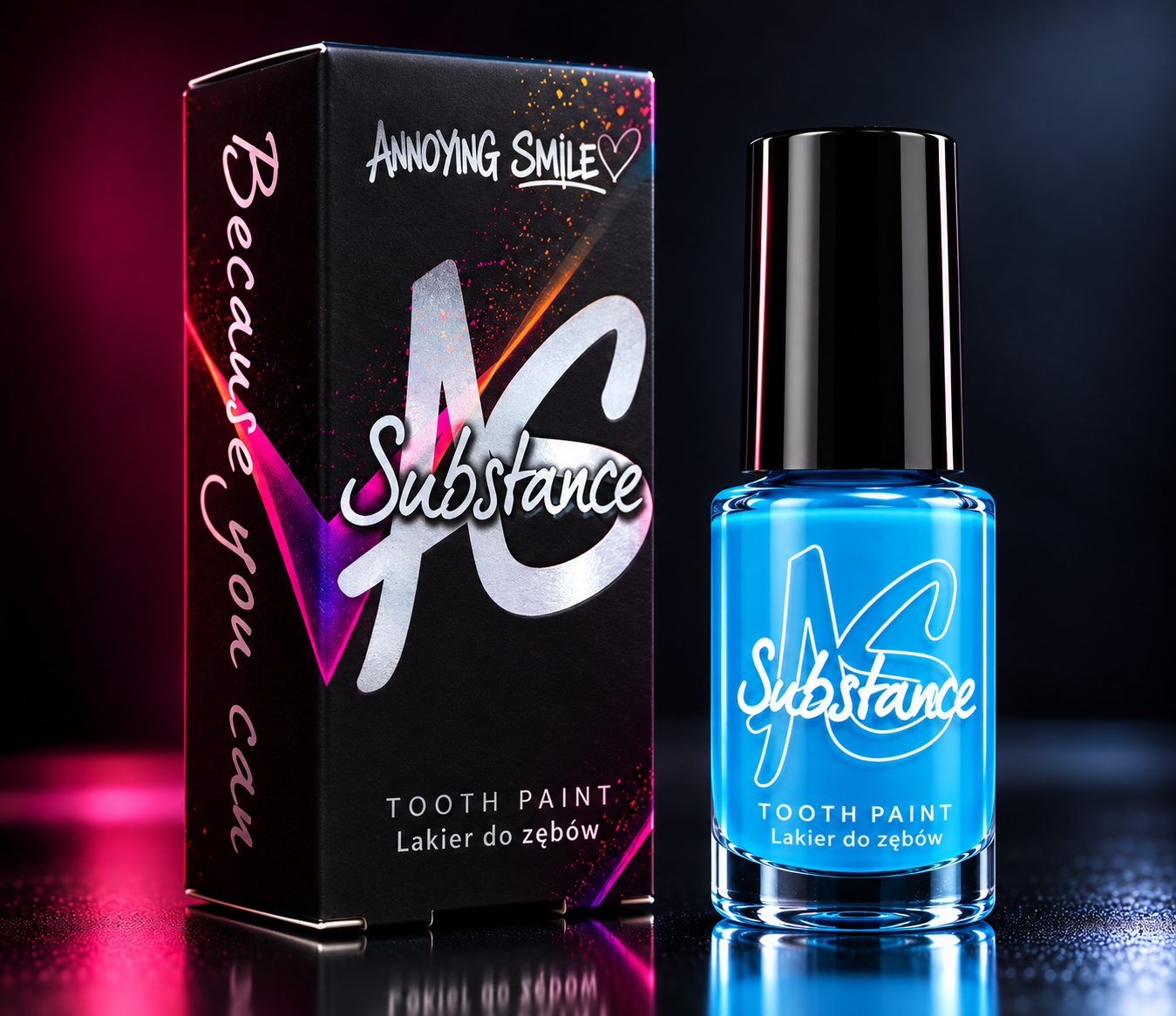 LAGOON – Niebieski lakier do zębów 5 ml
