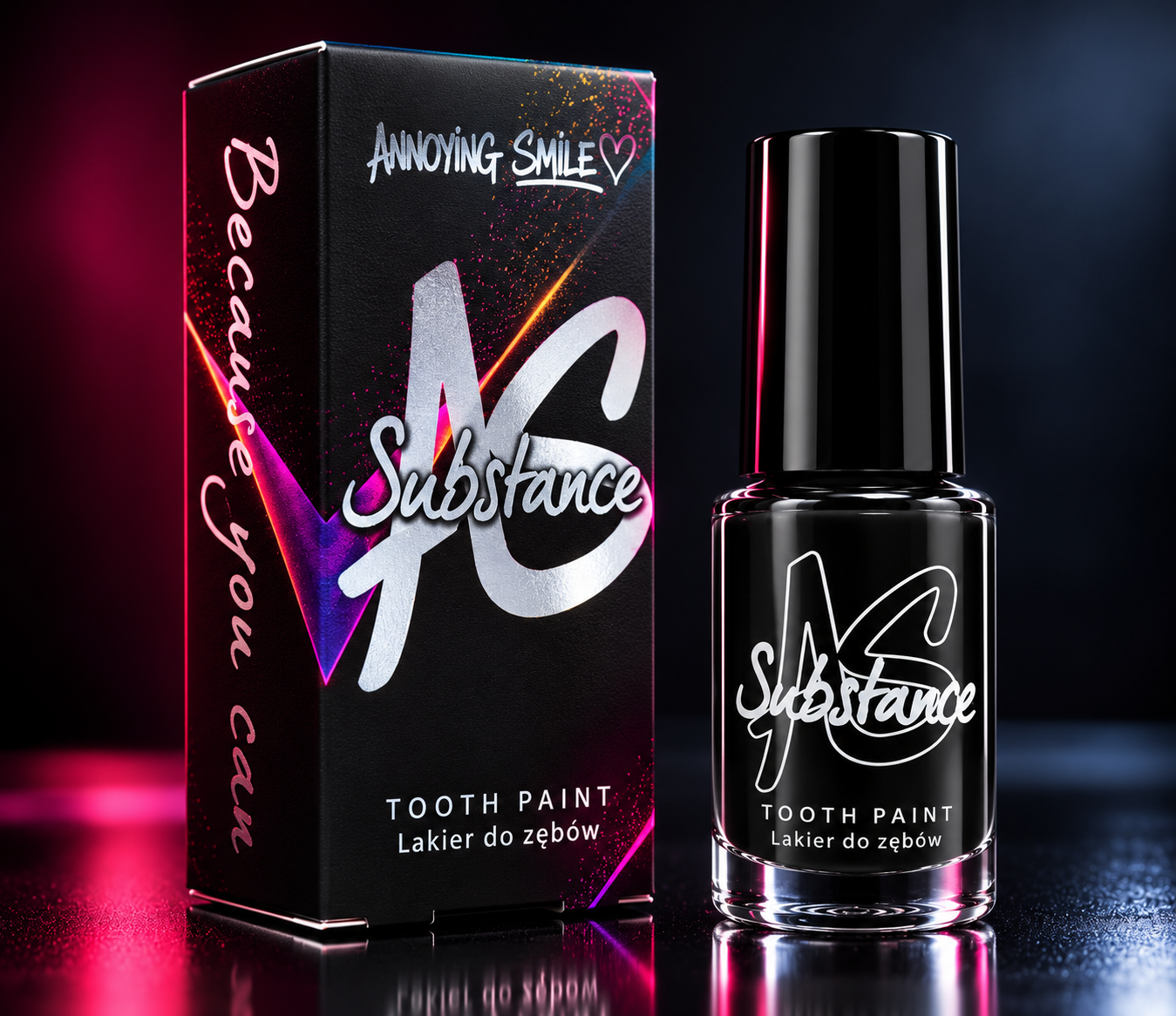 OBSIDIAN – Czarny lakier do zębów 5 ml